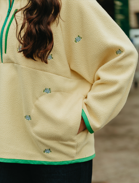 Patron de couture sweat Julie manches raglan avec volume ample et poignets resserrés