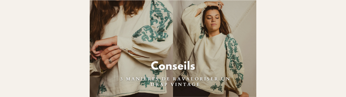 Comment utiliser un drap vintage en couture ? 3 façons simples de le sublimer