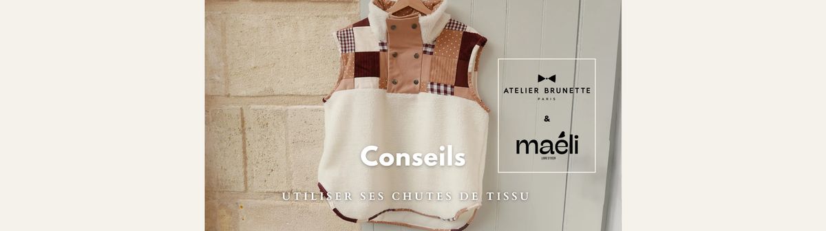 Doudoune sans manches avec chutes de tissu