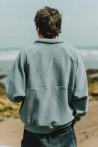 Vue dos du patron de couture sweat homme Thomas avec manches raglan, coupe ample et empiècement dos